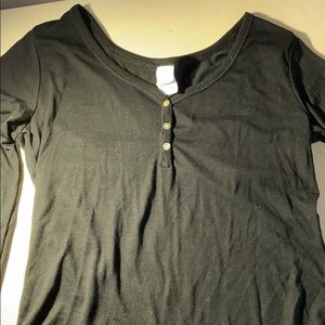 Button up black long sleeve